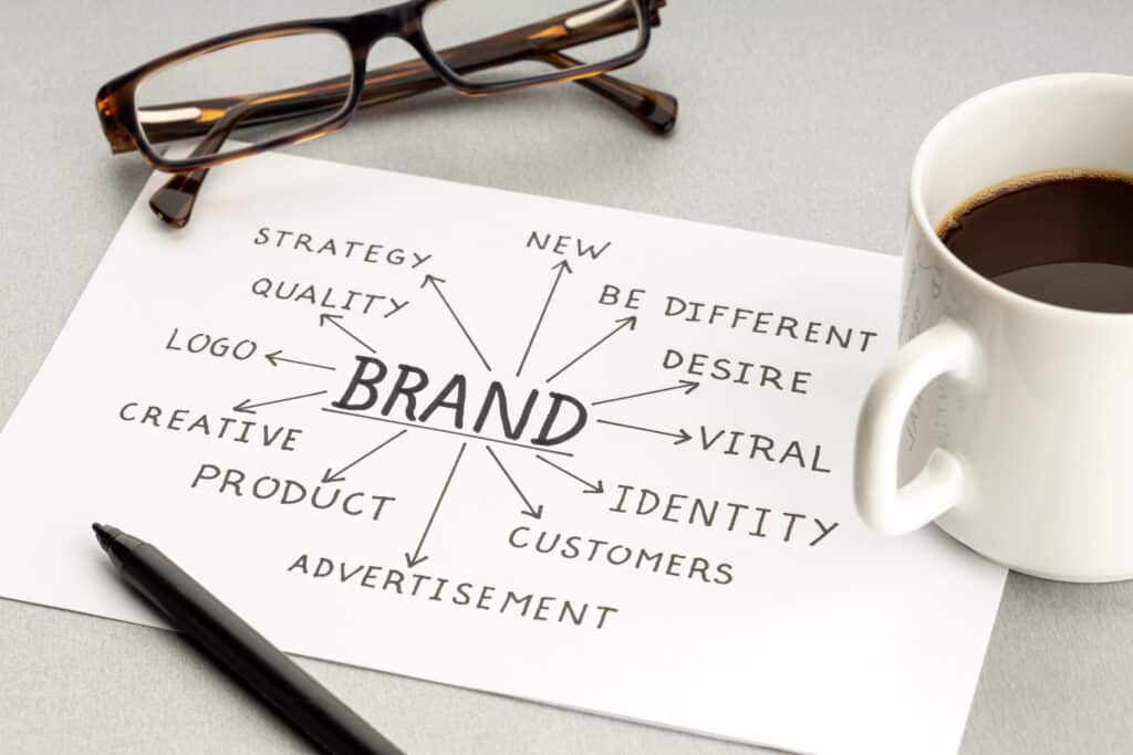 Ilustración que muestra qué es branding: una señal clara y enfocada que se destaca del ruido y el caos del mercado para conectar con la audiencia.