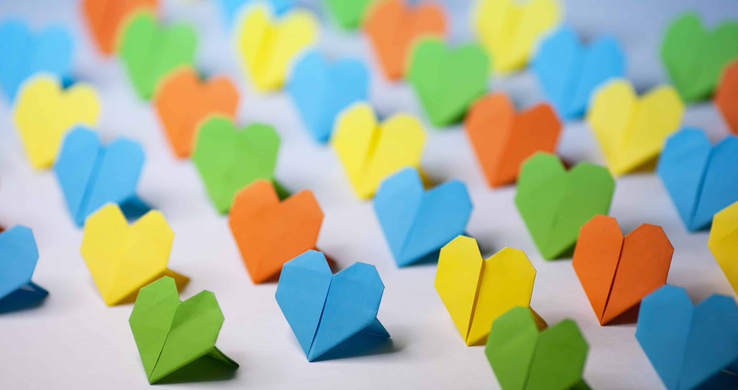 Imagen mostrando corazones como cultura de marca.